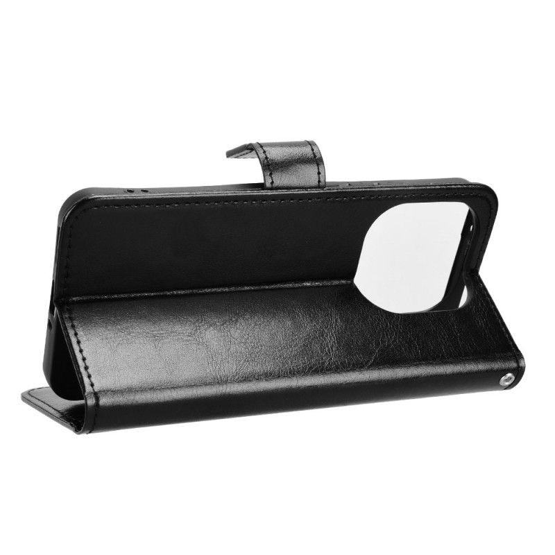 Kožený Kryt Na Xiaomi 15t Křiklavá Umělá Kůže