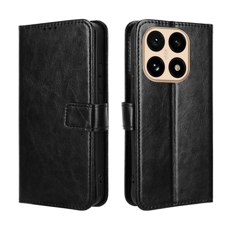 Kožený Kryt Na Xiaomi 15t Křiklavá Umělá Kůže