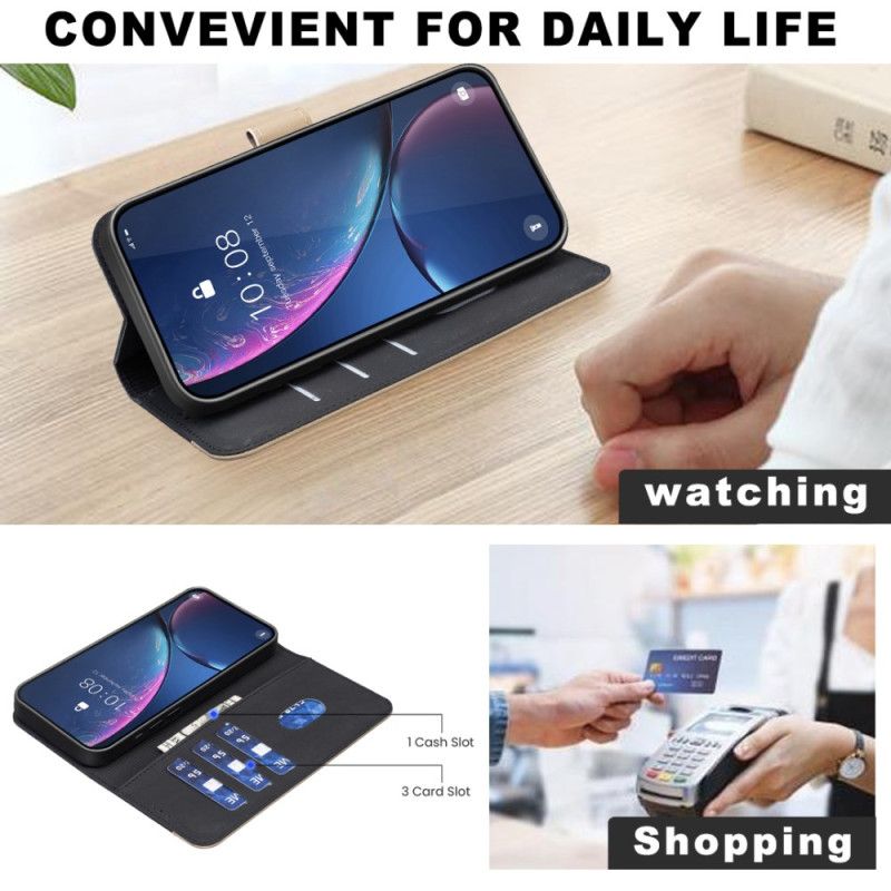 Kožený Kryt Na Xiaomi 15t Květinová Binfen Barva