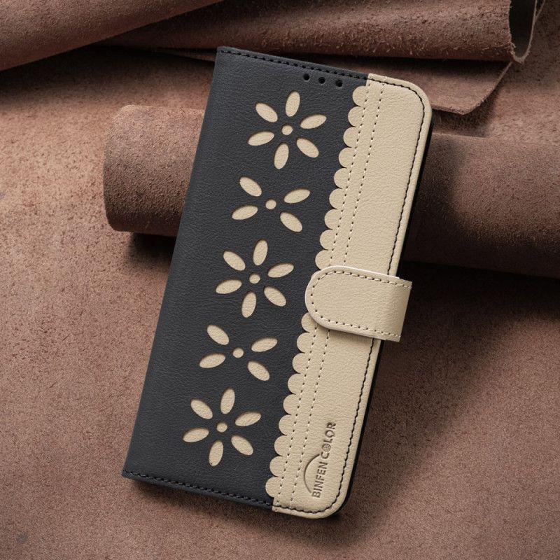 Kožený Kryt Na Xiaomi 15t Květinová Binfen Barva