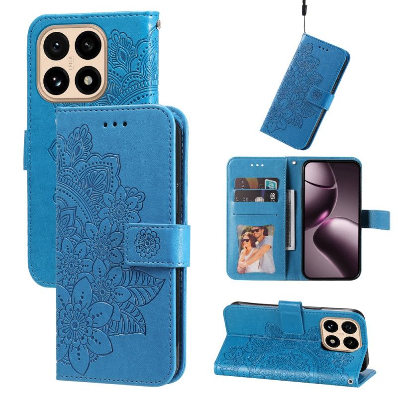 Kožený Kryt Na Xiaomi 15t Potisk Mandaly