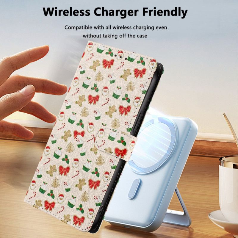 Kožený Kryt Na Xiaomi 15t Pro Vánoce