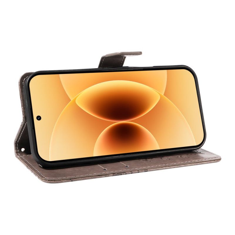 Kožený Kryt Na Xiaomi 17 Obří Motýli