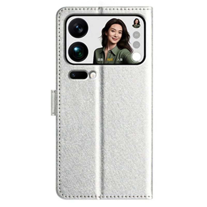 Kožený Kryt Na Xiaomi 17 Pro Hedvábná Textura