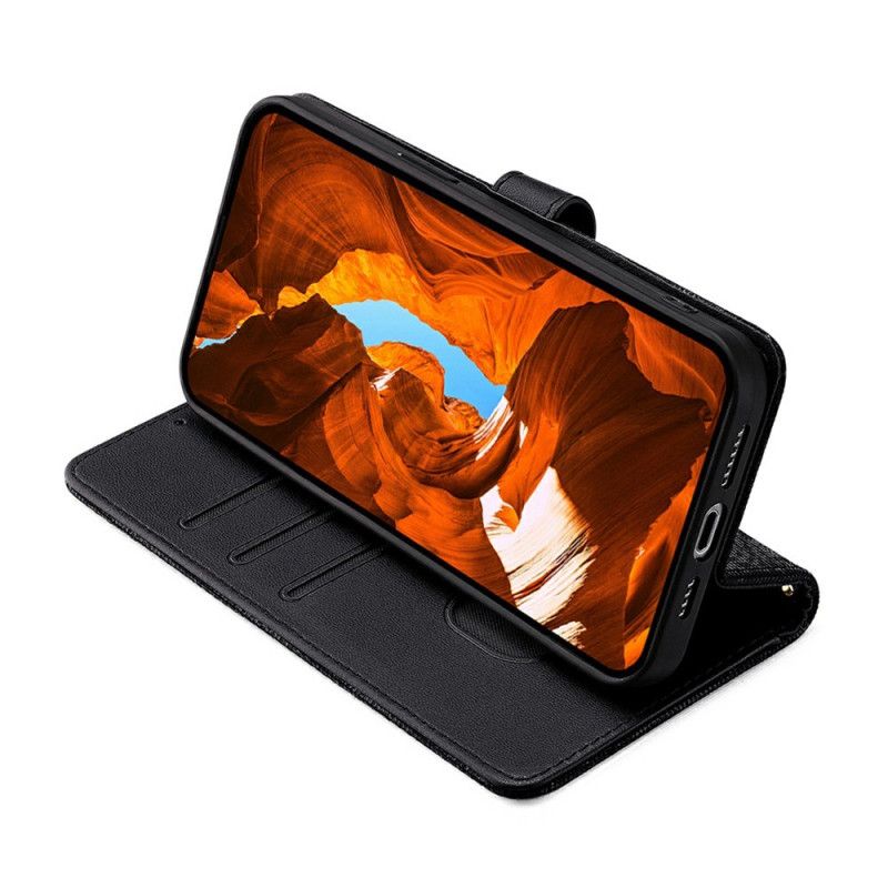 Kožený Kryt Na Xiaomi 17 Pro Kovová Přezka