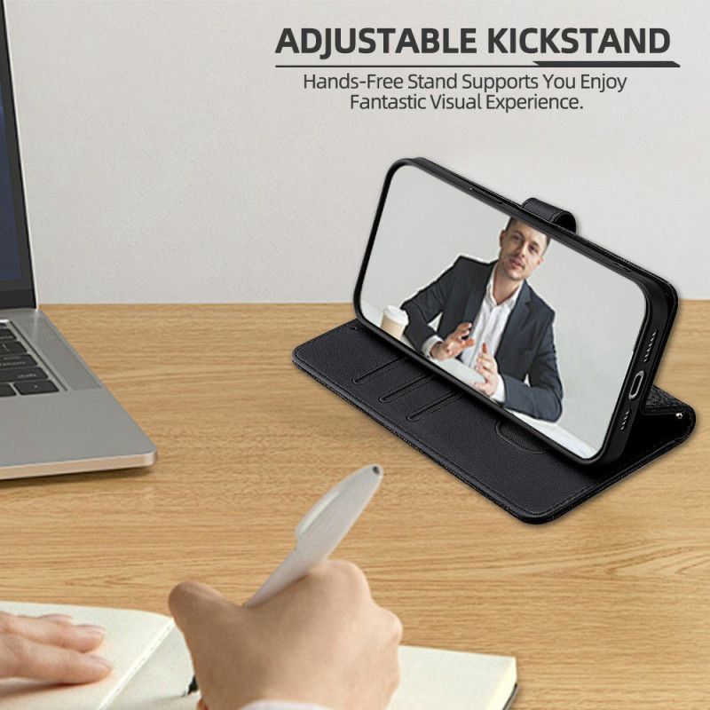 Kožený Kryt Na Xiaomi 17 Pro Kovová Přezka