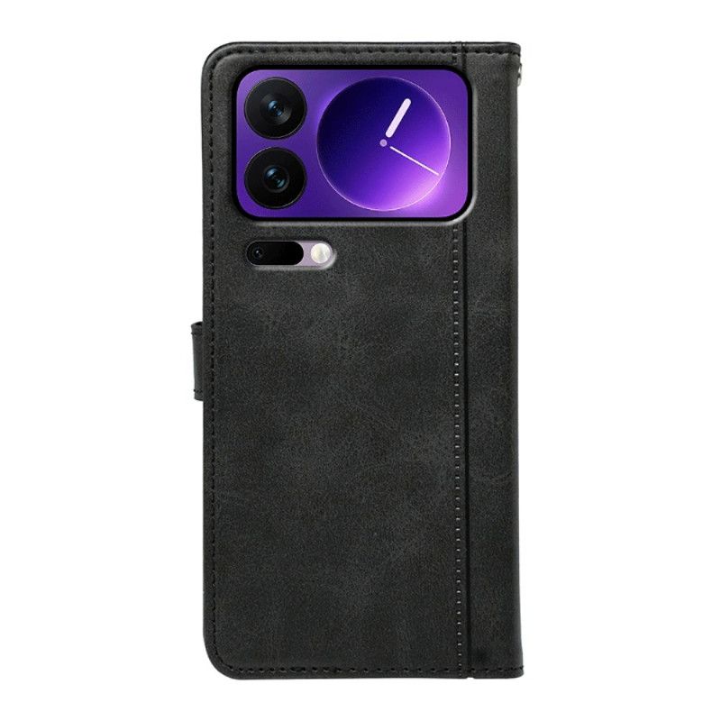 Kožený Kryt Na Xiaomi 17 Pro Max Lemování