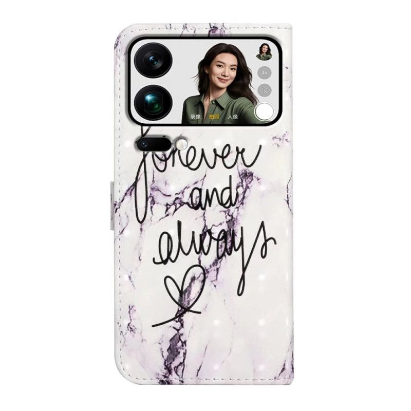 Kožený Kryt Na Xiaomi 17 Pro Max Navždy A Navždy