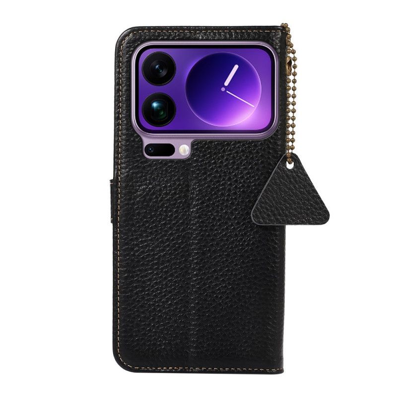 Kožený Kryt Na Xiaomi 17 Pro Max Pravá Kůže S Rfid Blokováním