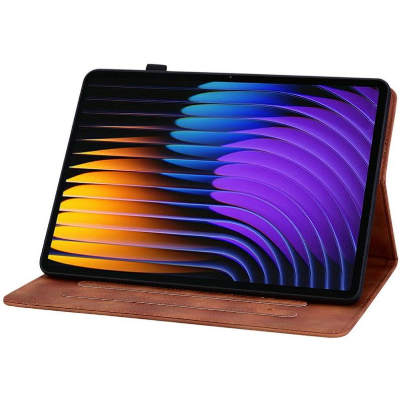 Kožený Kryt Na Xiaomi Pad 7 / 7 Pro Lilie