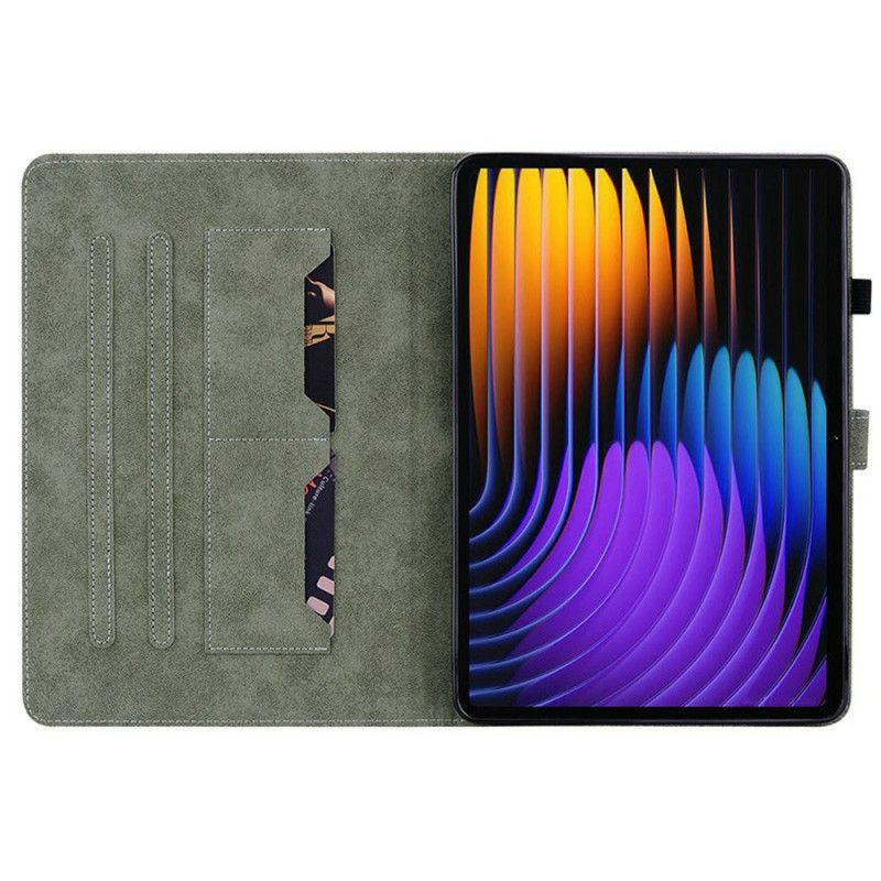 Kožený Kryt Na Xiaomi Pad 7 / 7 Pro Vintage Umělá Kůže