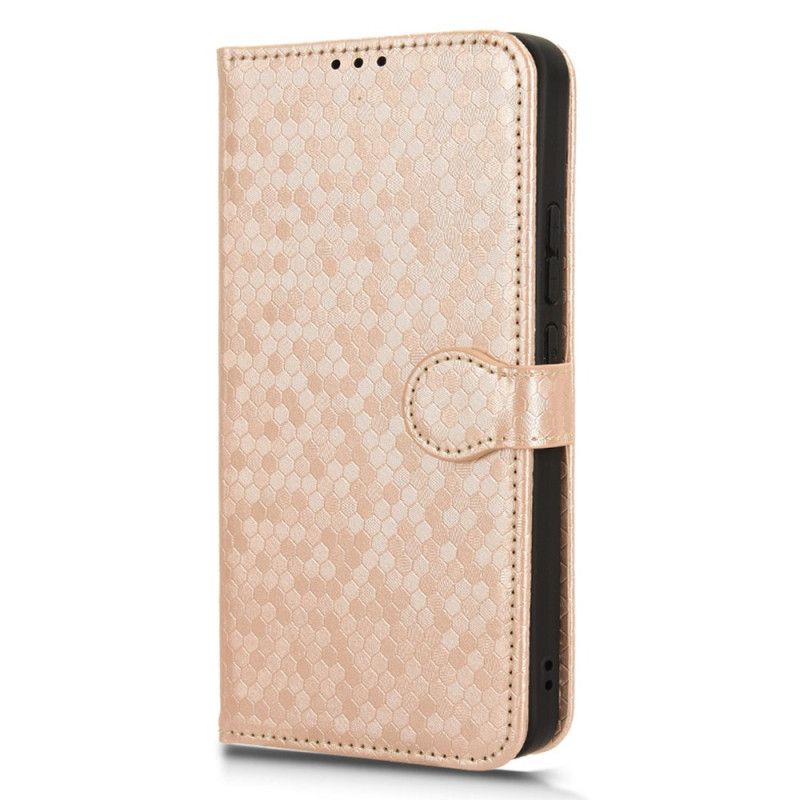 Kožený Kryt Na Xiaomi Redmi Note 13 4g Lesklý Tečkovaný Pásek