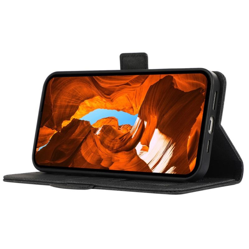 Kožený Kryt Na Xiaomi Redmi Note 14 4g Abeel Semišový Efekt