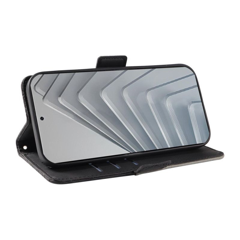 Kožený Kryt Na Xiaomi Redmi Note 14 4g Diamantový Vzor