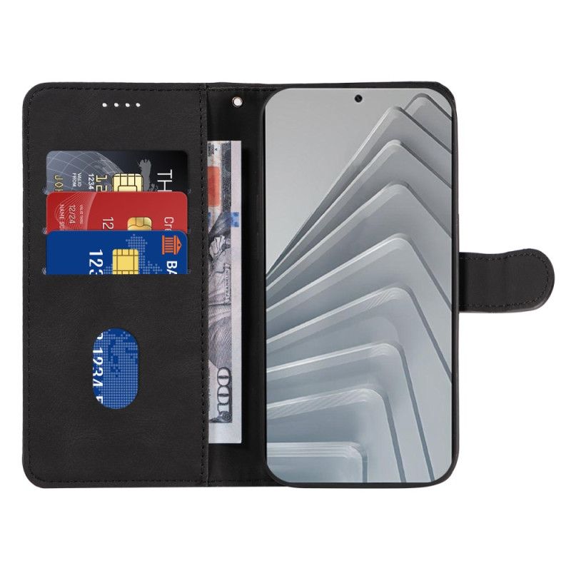 Kožený Kryt Na Xiaomi Redmi Note 14 4g Vlnité Linie