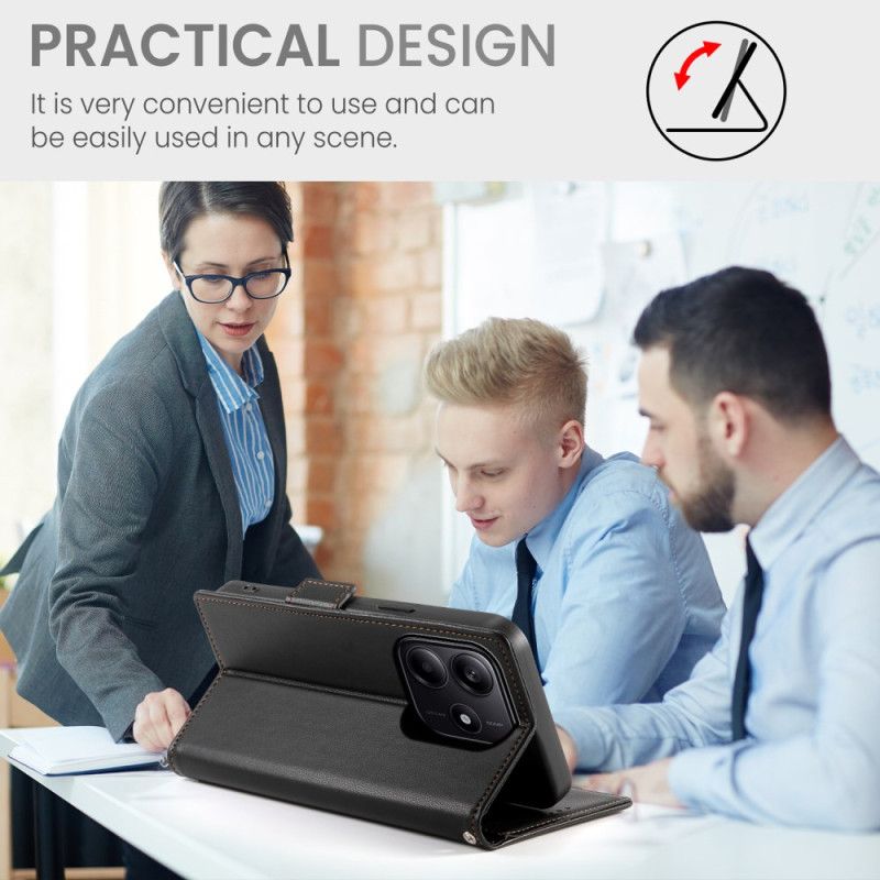 Kožený Kryt Na Xiaomi Redmi Note 14 5g 3 Pouzdra Na Karty