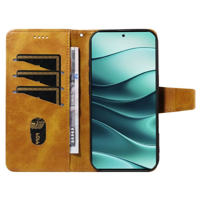 Kožený Kryt Na Xiaomi Redmi Note 14 5g Elegantní