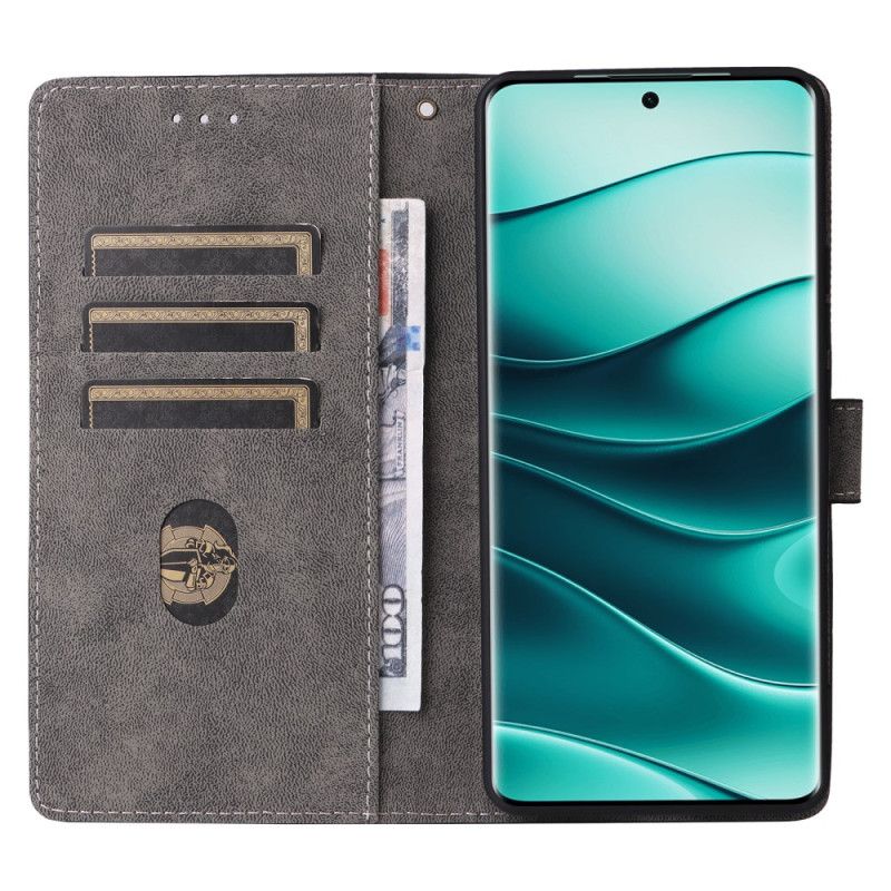 Kožený Kryt Na Xiaomi Redmi Note 14 Pro 4g Blokování Rfid