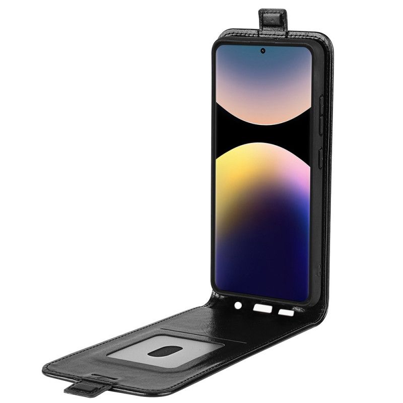 Kožený Kryt Na Xiaomi Redmi Note 14 Pro 4g Vertikální Klopa