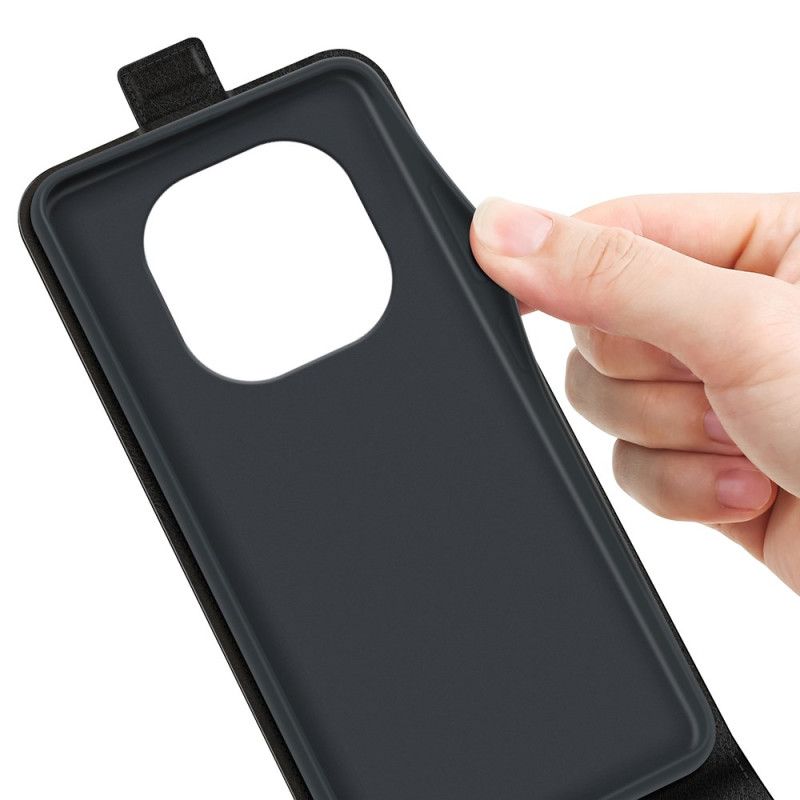 Kožený Kryt Na Xiaomi Redmi Note 14 Pro 4g Vertikální Klopa