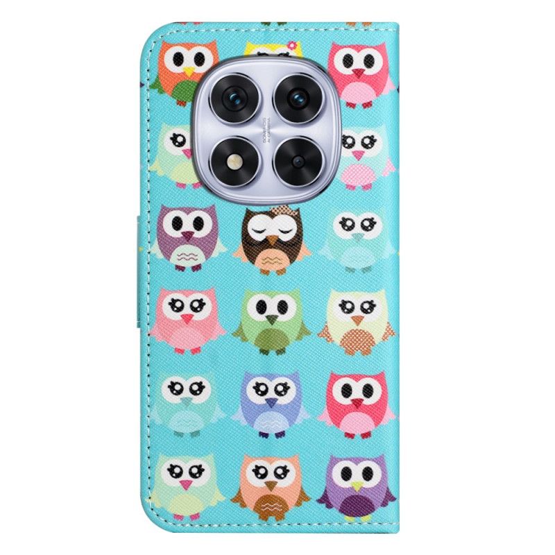 Kožený Kryt Na Xiaomi Redmi Note 14 Pro 5g Kmen Sov