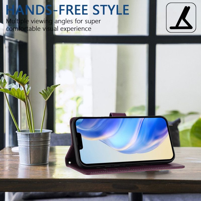 Kožený Kryt Na Xiaomi Redmi Note 14 Pro 5g Voštinový Vzor