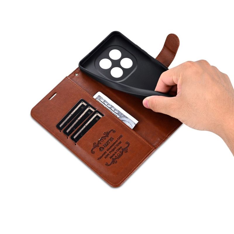 Kožený Kryt Na Xiaomi Redmi Note 14 Pro Plus 5g Azns