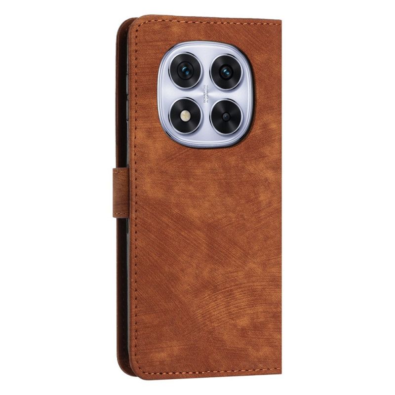 Kožený Kryt Na Xiaomi Redmi Note 14 Pro Plus 5g Designové Linie