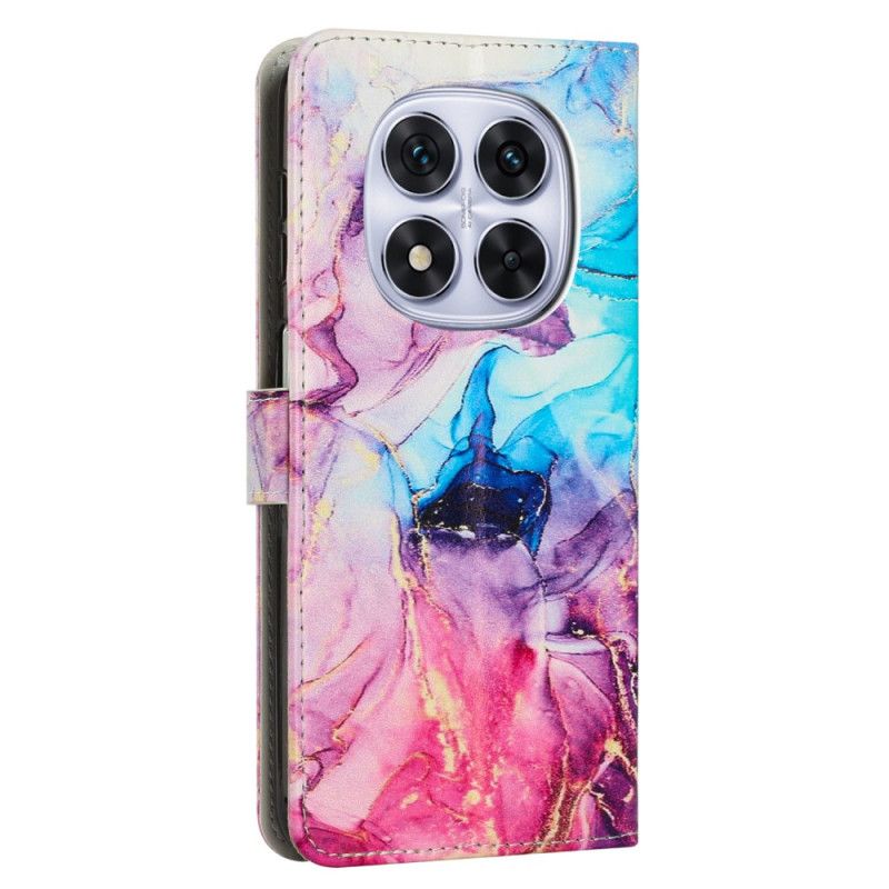 Kožený Kryt Na Xiaomi Redmi Note 14 Pro Plus 5g Mramor