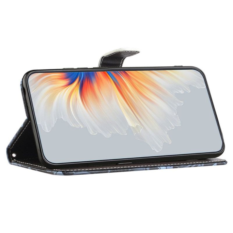 Kožený Kryt Na Xiaomi Redmi Note 14 Pro Plus 5g Pandí Vzor