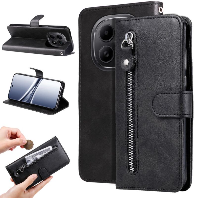 Kožený Kryt Na Xiaomi Redmi Note 15 5g Kapsa Na Zip