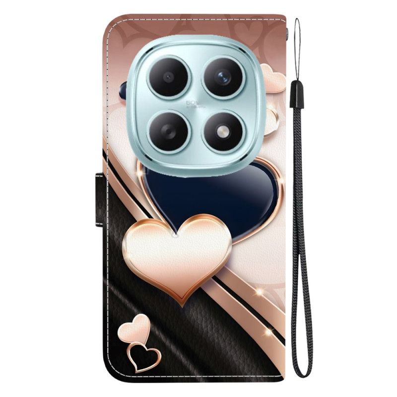 Kožený Kryt Na Xiaomi Redmi Note 15 5g Vzor Lásky