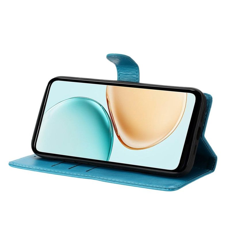 Kožený Kryt Na Xiaomi Redmi Note 15 Pro 5g Květinová Gravírování