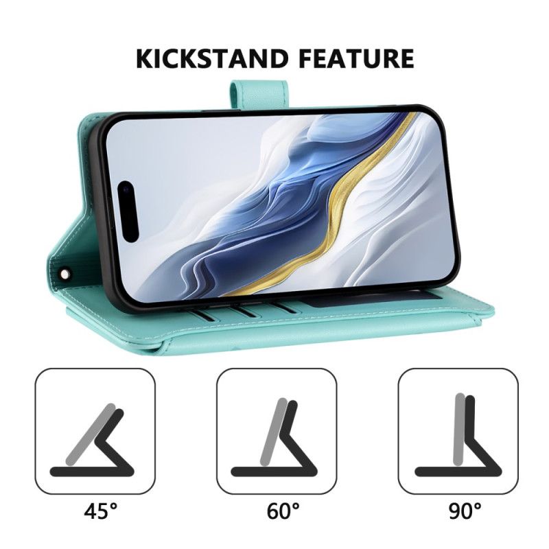 Kožený Kryt Na Xiaomi Redmi Note 15 Pro 5g Peněženka S 6 Přihrádkami Na Karty