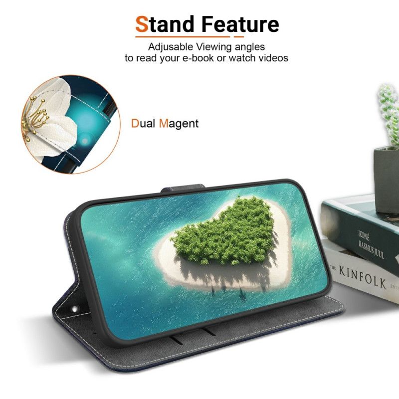 Kožený Kryt Na Xiaomi Redmi Note 15 Pro Plus 5g Magnólie