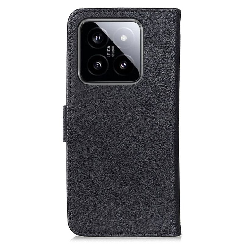 Kožený Kryt Xiaomi 14 Pro Klasický Chazneh
