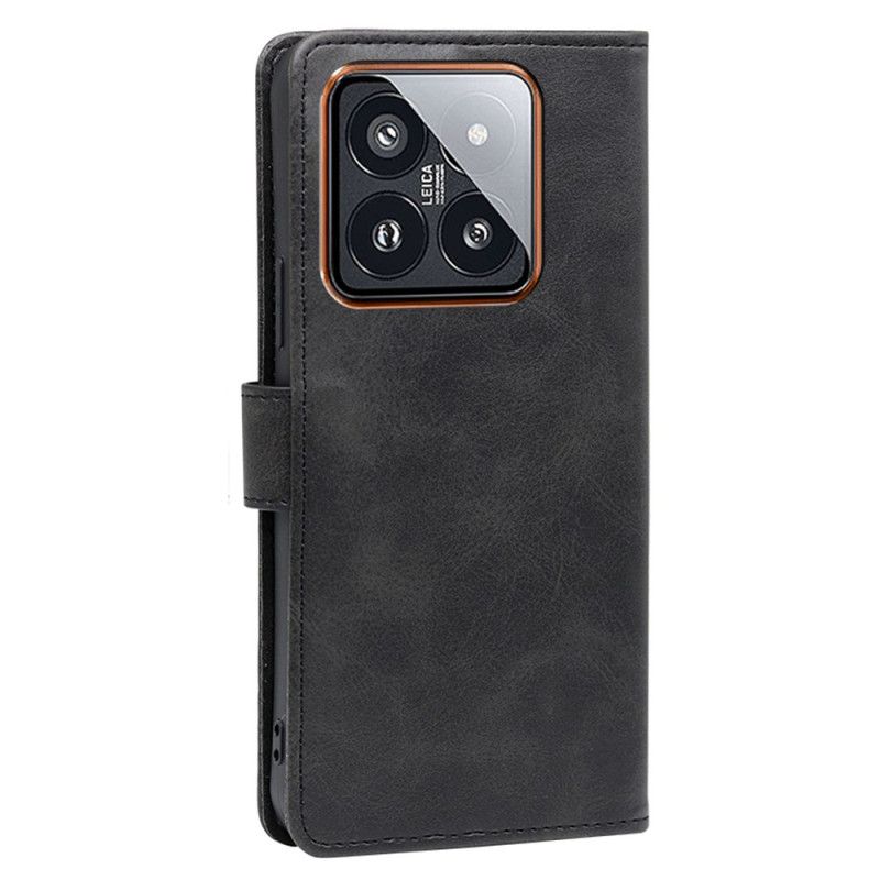 Kožený Kryt Xiaomi 14 Pro Magnetická Spona
