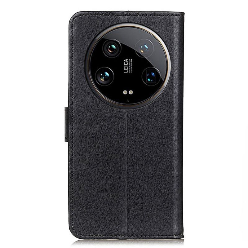 Kožený Kryt Xiaomi 14 Ultra Imitace Kůže