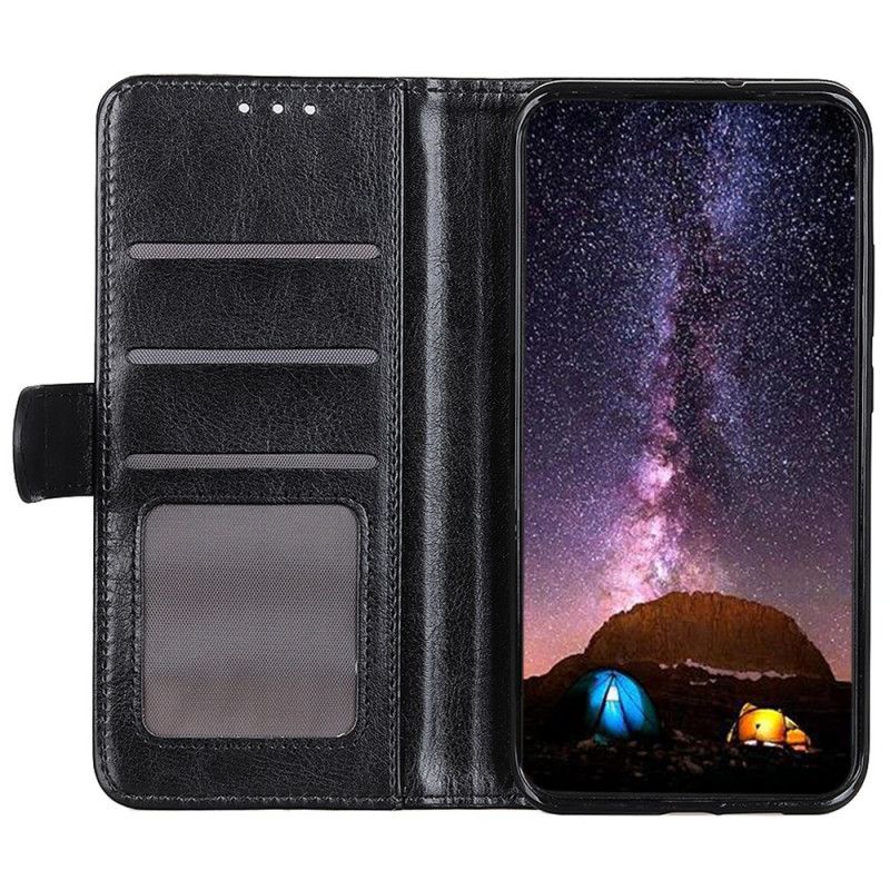Kožený Kryt Xiaomi 14 Ultra Imitace Lakované Kůže