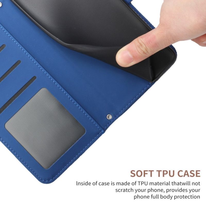 Kožený Kryt Xiaomi 14 Ultra Potisk Motýlů S Páskem