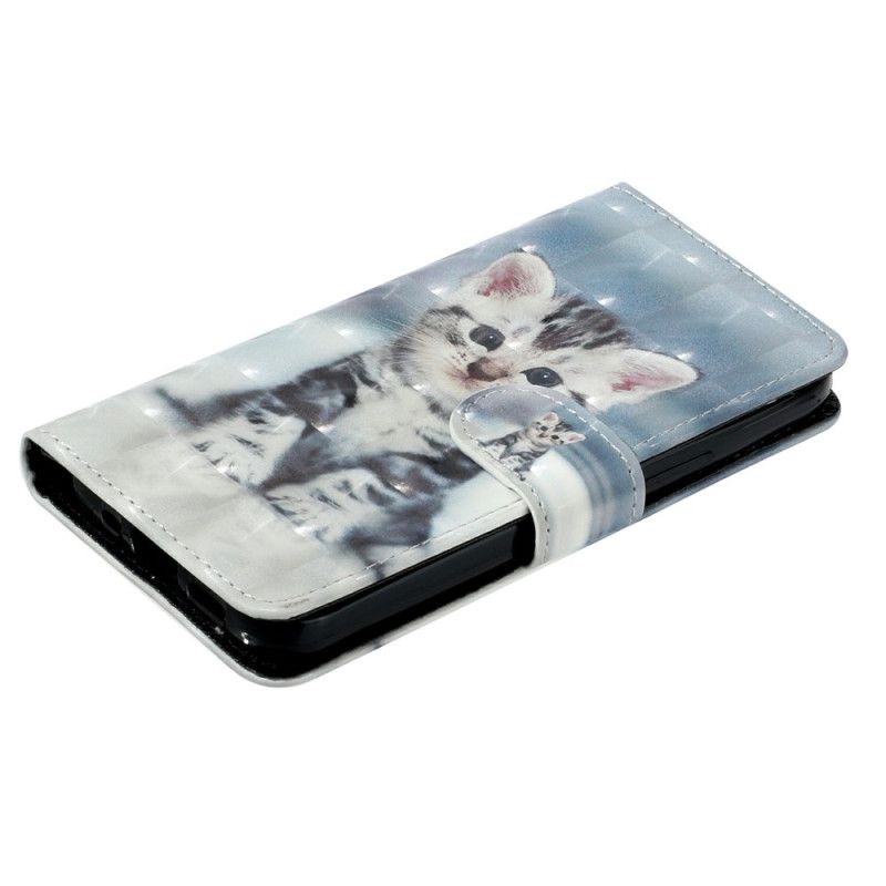 Kožený Kryt Xiaomi 14t Kotě S Popruhem