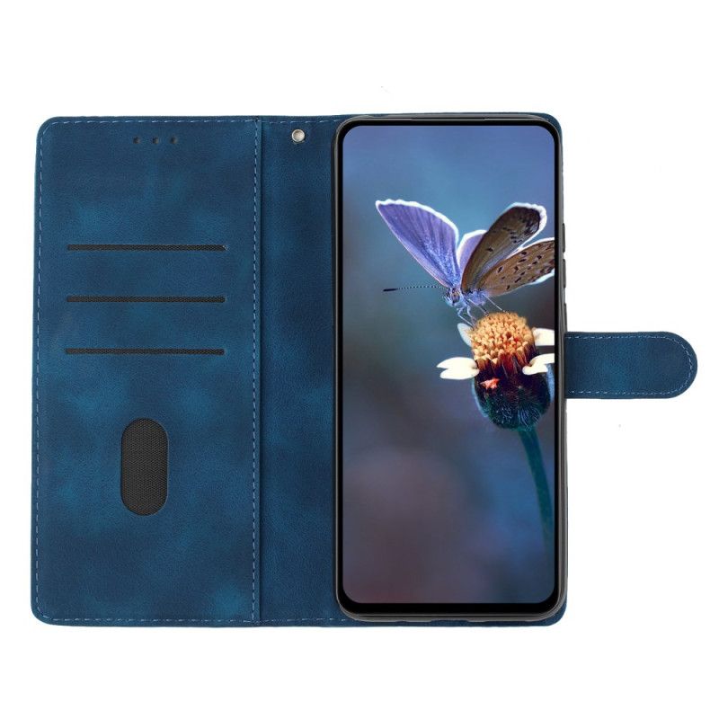 Kožený Kryt Xiaomi 14t Pro Květinový Vzor S Páskem