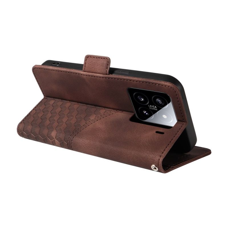 Kožený Kryt Xiaomi 15 Hvězdný Vzor