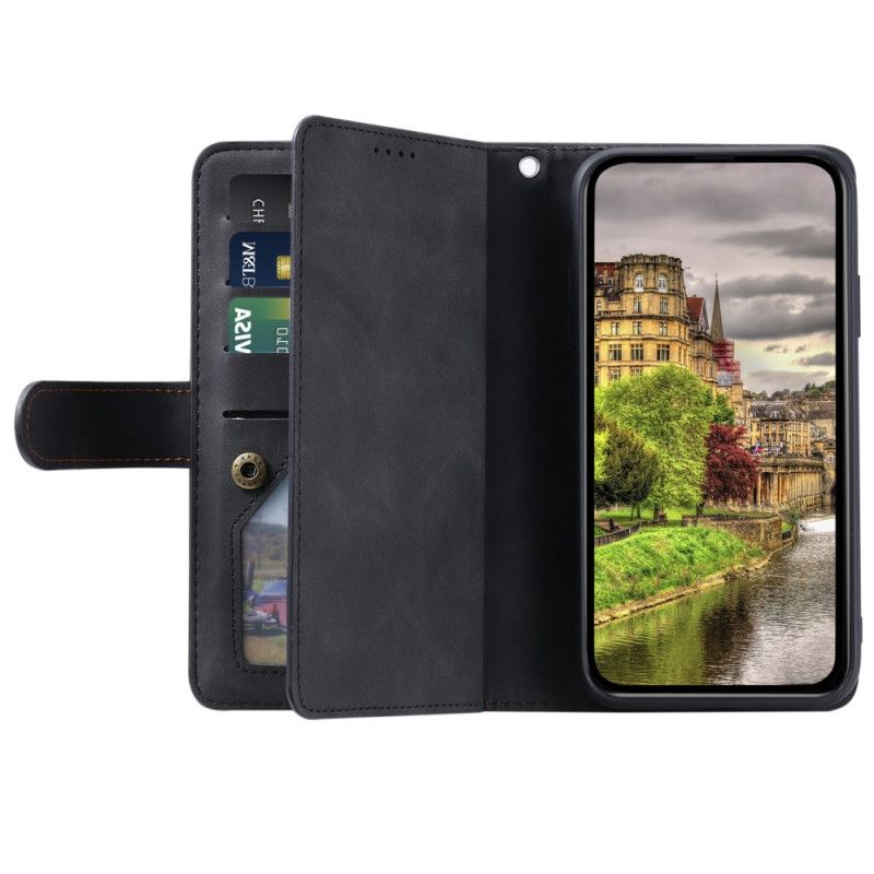 Kožený Kryt Xiaomi 15 Pro Peněženka S 9 Přihrádkami Na Karty