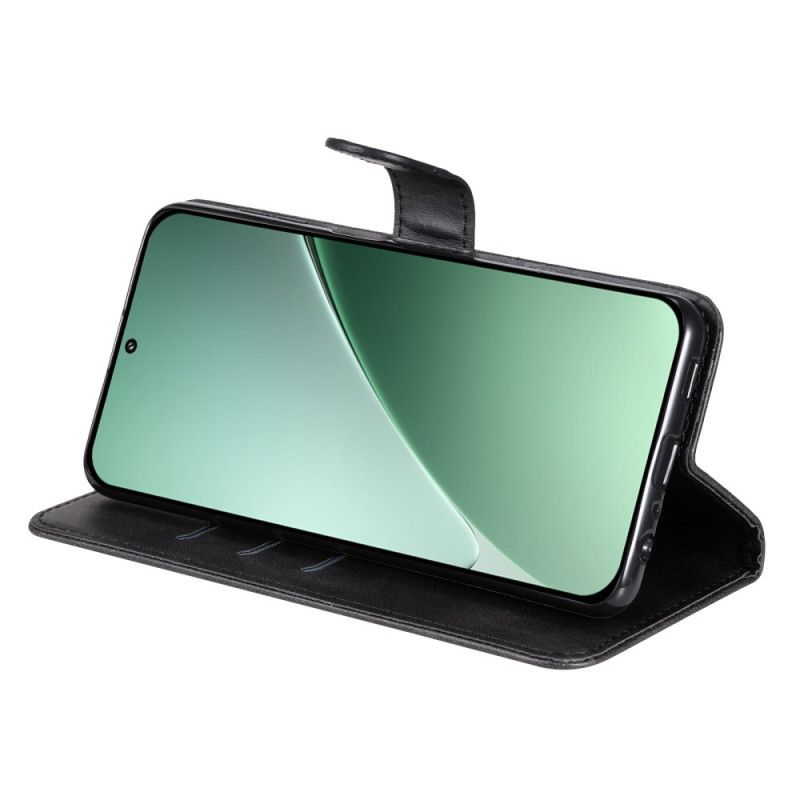 Kožený Kryt Xiaomi 15 Pro Peněženka Se Zipem