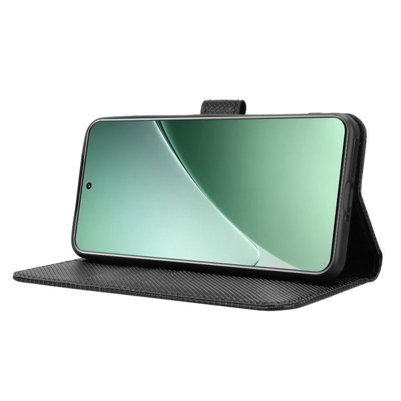 Kožený Kryt Xiaomi 15 Pro Řemínek S Puntíky