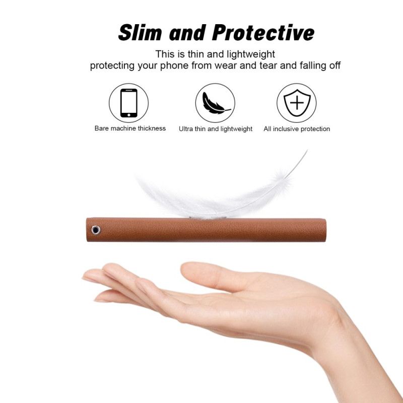 Kožený Kryt Xiaomi 15 Pro Ultra Tenký Vzor