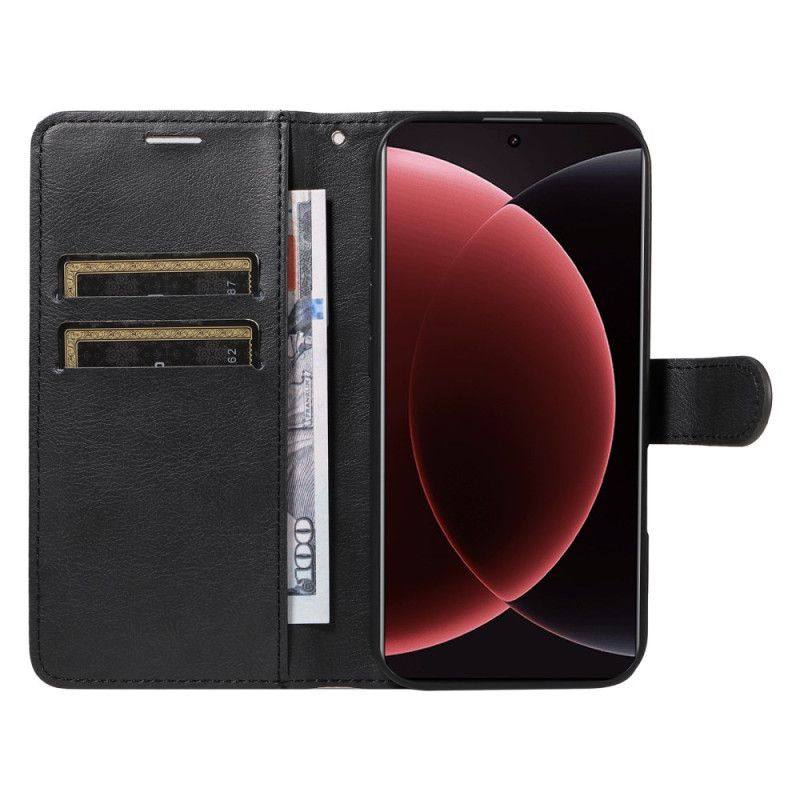 Kožený Kryt Xiaomi 15 Ultra Jednoduchá Umělá Kůže