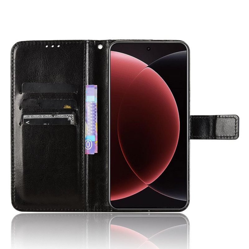 Kožený Kryt Xiaomi 15 Ultra Okázalá Umělá Kůže