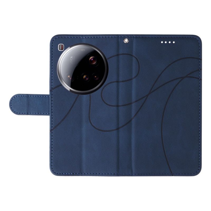 Kožený Kryt Xiaomi 15 Ultra Vlnité Linie